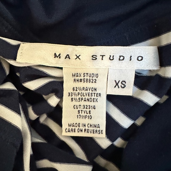 Max Studio Strapless Blue Dress - X-Small - Picture 7 of 8